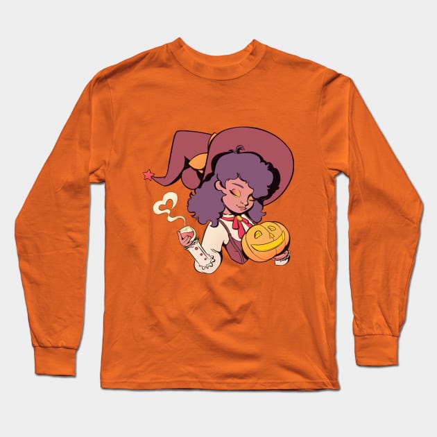 Halloween Tea Party Long Sleeve T-Shirt by Xuxuverse